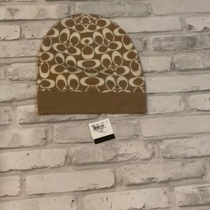 COACH Knit Logo Hat